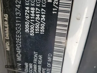 2016 Mercedes-Benz Metris Passenger with VIN WD4PG2EE3G3113742, listed as a Copart auction lot 50139065 with 143,689 mi miles and Clean Title. Bid and sale history available at carsss.com. Image 13.