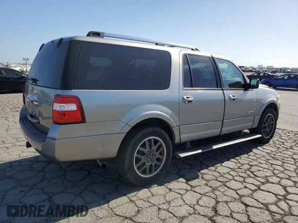 2008 Ford Expedition Max Limited with VIN 1FMFK20518LA67286, listed as a Copart auction lot 62764385 with 171,859 mi miles and Salvage title. Bid and sale history available at DreamBid. Image 3.