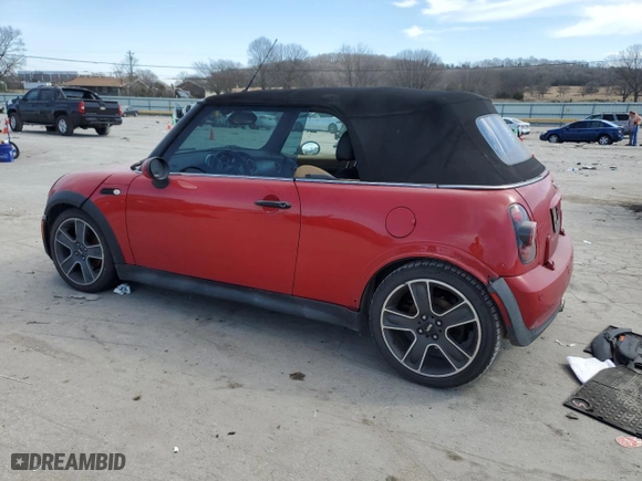 2006 MINI Cooper Convertible S with VIN WMWRH33596TF86410, listed as a Copart auction lot 46305675 with 116,347 mi miles and Salvage Title. Bid and sale history available at carsss.com. Image 2.