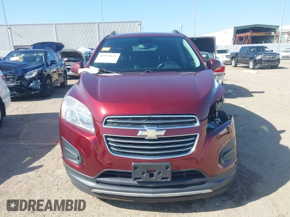 2016 Chevrolet Trax LT with VIN 3GNCJLSB6GL120853, listed as a IAAI auction lot 41973821 with 149,259 mi miles and . Bid and sale history available at DreamBid. Image 13.