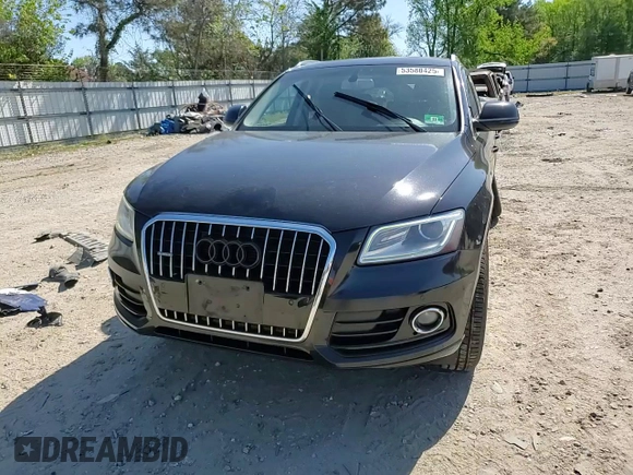 2014 Audi Q5 Premium Plus with VIN WA1LFAFP6EA037491, listed as a Copart auction lot 53580425 with 130,542 mi miles and Salvage Title. Bid and sale history available at carsss.com. Image 12.