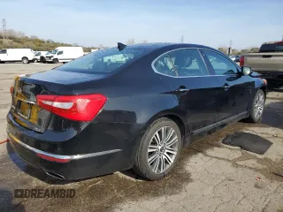 2015 Kia Cadenza Premium with VIN KNALN4D77F5172791, listed as a Copart auction lot 78035114 with 92,610 mi miles and Salvage Title. Bid and sale history available at carsss.com. Image 3.