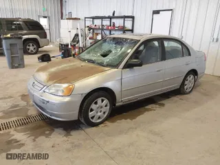 2001 Honda Civic EX with VIN 1HGES26701L018676, listed as a IAAI auction lot 41946066 with 193,718 mi miles. Bid and sale history available at carsss.com. Image 2.