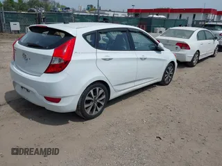 2016 Hyundai Accent Sport with VIN KMHCU5AE2GU249133, listed as a IAAI auction lot 41941173 with 175,635 mi miles. Bid and sale history available at carsss.com. Image 4.