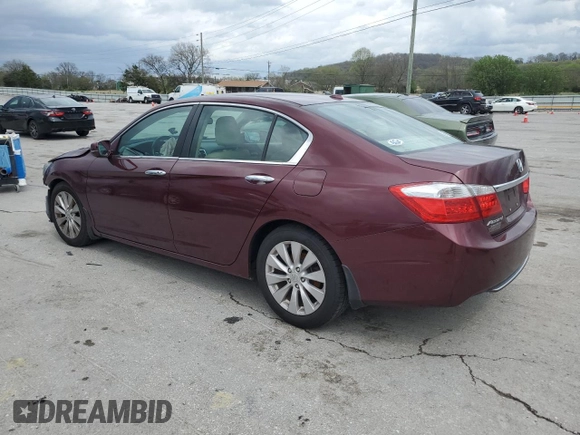 2013 Honda Accord Sdn EX-L with VIN 1HGCR2F82DA241300, listed as a Copart auction lot 51380305 with 239,284 mi miles and Salvage Title. Bid and sale history available at carsss.com. Image 2.