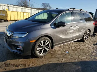 2020 Honda Odyssey Elite with VIN 5FNRL6H96LB059970, listed as a Copart auction lot 89288395 with 56,971 mi miles and Salvage Title. Bid and sale history available at DreamBid. Image 1.