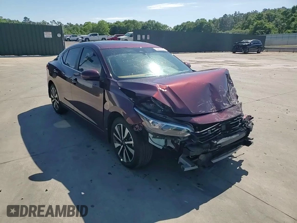 2024 Nissan Sentra SV with VIN 3N1AB8CV1RY382632, listed as a Copart auction lot 55803925 with 14,721 mi miles and Salvage title. Bid and sale history available at DreamBid. Image 13.