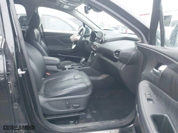2020 Hyundai Santa Fe Limited with VIN 5NMS53AD2LH202128, listed as a IAAI auction lot 41261017 with 43,600 mi miles. Bid and sale history available at carsss.com. Image 5.