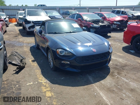 2018 FIAT 124 Spider Classica with VIN JC1NFAEK1J0136558, listed as a IAAI auction lot 42065716 with 67,000 mi miles and . Bid and sale history available at DreamBid. Image 1.