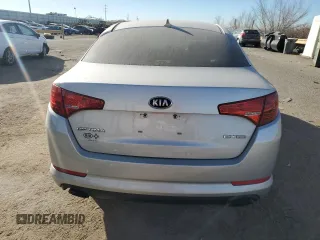2013 Kia Optima EX with VIN 5XXGN4A77DG172176, listed as a Copart auction lot 81371974 with 111,988 mi miles and Salvage Title. Bid and sale history available at carsss.com. Image 6.