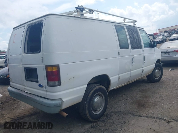 1993 Ford Econoline Cargo with VIN 1FTJE34H2PHA67802, listed as a IAAI auction lot 42127936 with 263,379 mi miles and . Bid and sale history available at DreamBid. Image 4.