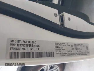 2024 Jeep Wagoneer Series II with VIN 1C4SJSBP5RS144530, listed as a IAAI auction lot 42820280 with 37,152 mi miles and . Bid and sale history available at DreamBid. Image 9.