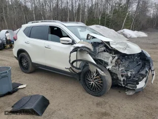2019 Nissan Rogue S with VIN 5N1AT2MVXKC750869, listed as a Copart auction lot 51434415 with 0 mi miles and Salvage Title. Bid and sale history available at carsss.com. Image 4.