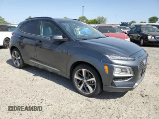 2021 Hyundai Kona Limited with VIN KM8K3CA56MU750704, listed as a Copart auction lot 48779163 with 32,834 mi miles. Bid and sale history available at carsss.com. Image 4.