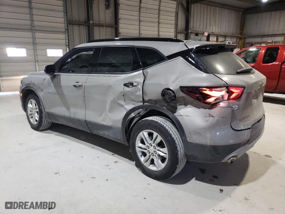 2021 Chevrolet Blazer LT with VIN 3GNKBHRS2MS559528, listed as a Copart auction lot 47201095 with 41,885 mi miles and Salvage Title. Bid and sale history available at carsss.com. Image 2.