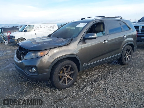 2013 Kia Sorento EX with VIN 5XYKUDA66DG422796, listed as a IAAI auction lot 41557980 with 1 mi miles. Bid and sale history available at carsss.com. Image 2.