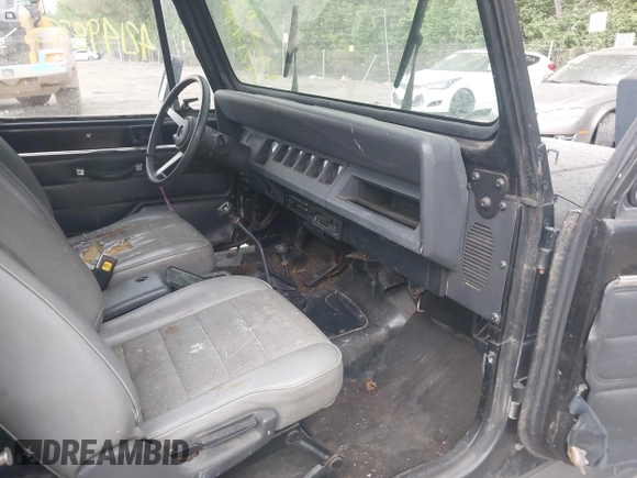 1995 Jeep Wrangler S with VIN 1J4FY19P4SP242027, listed as a IAAI auction lot 42149833 with 158,695 mi miles. Bid and sale history available at carsss.com. Image 5.