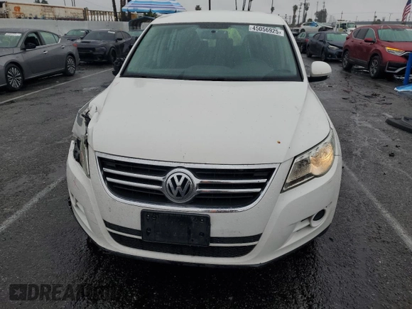 2011 Volkswagen Tiguan S with VIN WVGAV7AX6BW525120, listed as a Copart auction lot 45056925 with 88,357 mi miles and Non repairable. Bid and sale history available at DreamBid. Image 5.