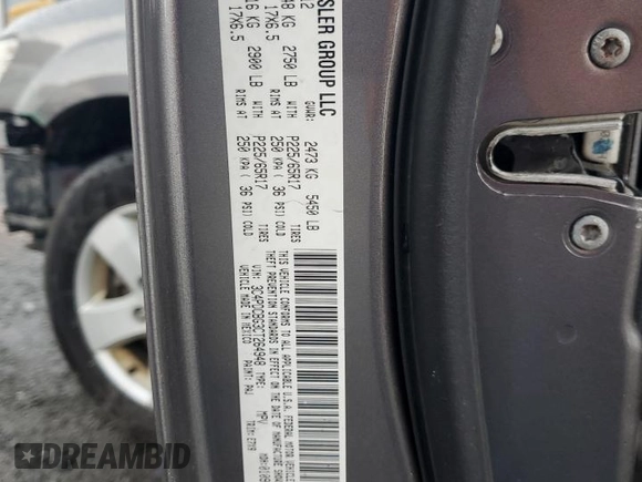 2012 Dodge Journey SXT с VIN 3C4PDCBG3CT264948, выставлен на аукционе Copart как лот 59471525 с пробегом 88 092 миль миль и Списание • Salvage title. История ставок и продаж доступна на DreamBid. Изображение 14.