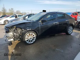 2014 Dodge Dart Limited with VIN 1C3CDFCB1ED670016, listed as a Copart auction lot 51315485 with 135,977 mi miles and Salvage Title. Bid and sale history available at carsss.com. Image 1.