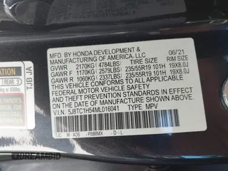 2021 Acura RDX Technology z VIN 5J8TC1H54ML016041, wystawiony jako IAAI lot #41855161 z przebiegiem 33 876 mil mil oraz . Historia ofert i sprzedaży dostępna na DreamBid. Obrazek 9.