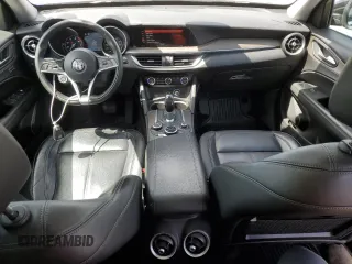 2019 Alfa Romeo Stelvio Ti with VIN ZASPAKBN1K7C67083, listed as a Copart auction lot 53003565 with 65,140 mi miles and Salvage title. Bid and sale history available at DreamBid. Image 8.