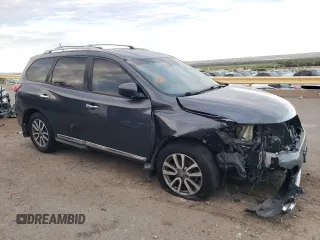 2013 Nissan Pathfinder SL with VIN 5N1AR2MN5DC628518, listed as a Copart auction lot 69506484 with 217,027 mi miles and Salvage Title. Bid and sale history available at DreamBid. Image 4.