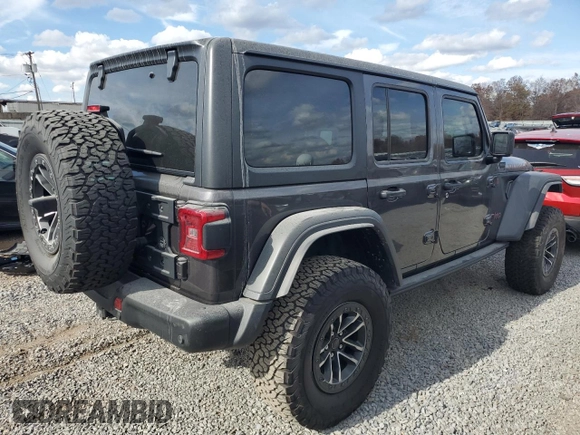 2024 Jeep Wrangler Rubicon X with VIN 1C4RJXFG2RW153197, listed as a Copart auction lot 76521384 with 3,897 mi miles and Salvage title. Bid and sale history available at DreamBid. Image 3.