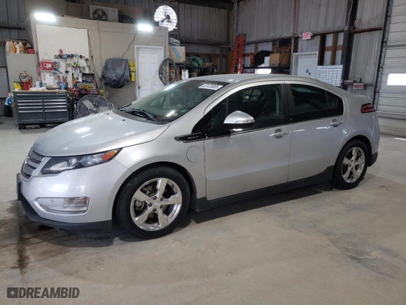 2013 Chevrolet Volt with VIN 1G1RD6E42DU102918, listed as a Copart auction lot 53123955 with 257,616 mi miles and Clean Title. Bid and sale history available at carsss.com. Image 1.