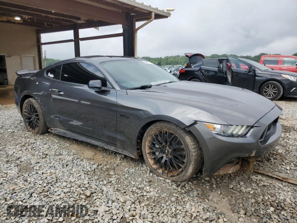 2017 Ford Mustang GT with VIN 1FA6P8CF4H5270566, listed as a Copart auction lot 58451715 with 78,635 mi miles and Salvage title. Bid and sale history available at DreamBid. Image 4.