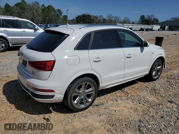 2016 Audi Q3 Prestige with VIN WA1GFCFS5GR005234, listed as a Copart auction lot 48054155 with 79,437 mi miles and Salvage Title. Bid and sale history available at carsss.com. Image 3.