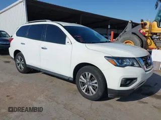 2017 Nissan Pathfinder SV z VIN 5N1DR2MM6HC616663, wystawiony jako IAAI lot #42149366 z przebiegiem 126 232 mil mil oraz . Historia ofert i sprzedaży dostępna na DreamBid. Obrazek 1.