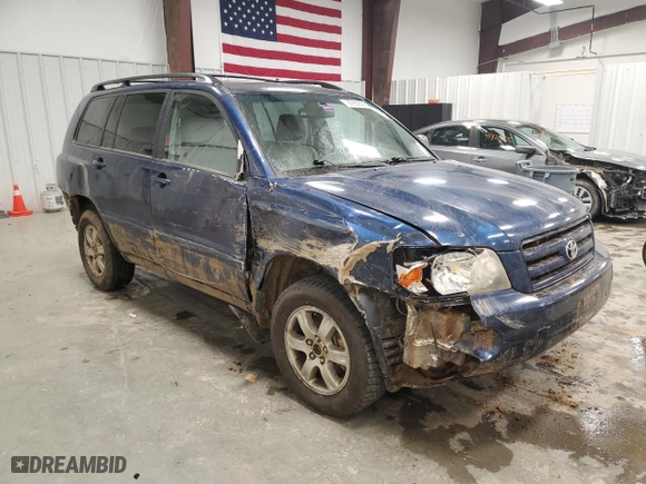 2006 Toyota Highlander with VIN JTEHP21A660178825, listed as a Copart auction lot 87909235 with 249,152 mi miles and Salvage Title. Bid and sale history available at carsss.com. Image 4.