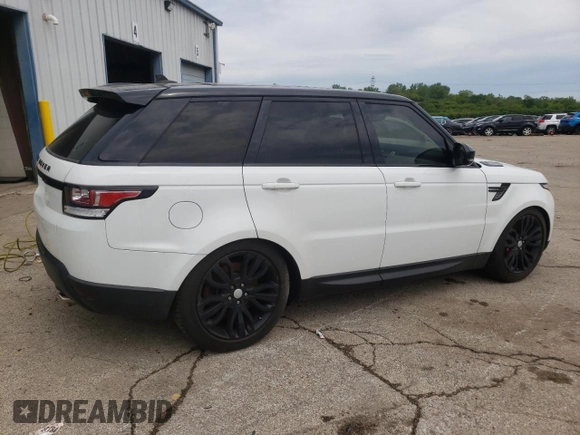 2016 Land Rover Range Rover Sport Dynamic with VIN SALWR2EFXGA108812, listed as a Copart auction lot 58449525 with 80,692 mi miles and Clean title. Bid and sale history available at DreamBid. Image 3.