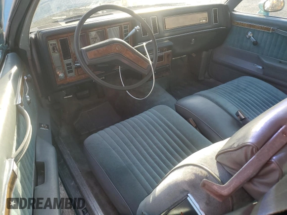 1981 Buick Regal with VIN 1G4AJ47A6BZ141222, listed as a Copart auction lot 78720344 with 64,001 mi miles and Non Repairable. Bid and sale history available at DreamBid. Image 8.