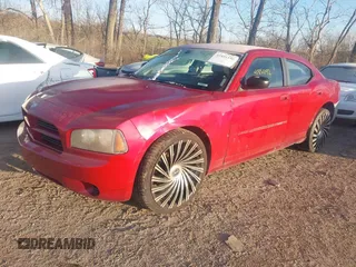 2008 Dodge Charger with VIN 2B3KA43R08H113348, listed as a IAAI auction lot 41851192 with 203,642 mi miles. Bid and sale history available at carsss.com. Image 2.