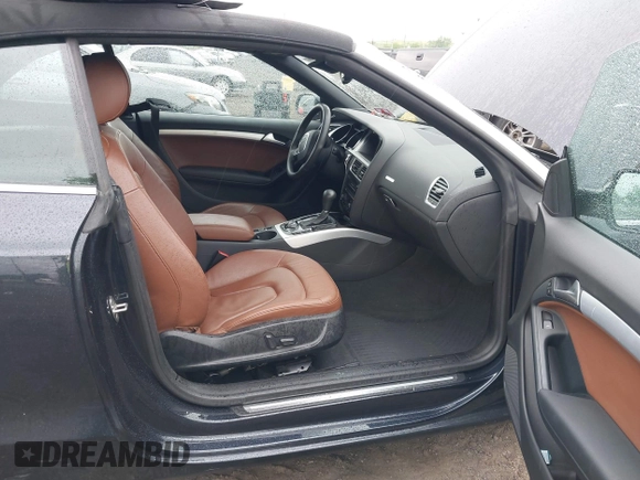 2012 Audi A5 Premium Plus with VIN WAULFAFH9CN002381, listed as a IAAI auction lot 42258750 with 81,415 mi miles and . Bid and sale history available at DreamBid. Image 5.