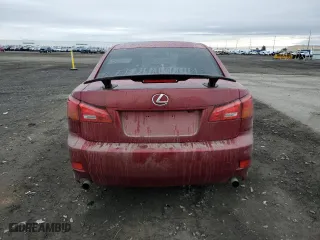 2006 Lexus IS 250 Auto with VIN JTHCK262562006738, listed as a Copart auction lot 47404165 with 224,229 mi miles and Salvage Title. Bid and sale history available at carsss.com. Image 6.