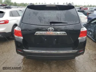 2011 Toyota Highlander with VIN 5TDZK3EH9BS041096, listed as a Copart auction lot 51867074 with 307,664 mi miles and Salvage Title. Bid and sale history available at carsss.com. Image 6.