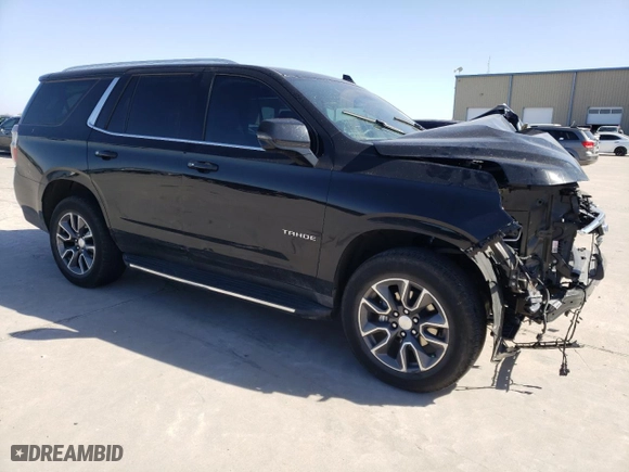2023 Chevrolet Tahoe LT with VIN 1GNSCNKD2PR527435, listed as a Copart auction lot 49720215 with 0 mi miles and Salvage Title. Bid and sale history available at carsss.com. Image 4.
