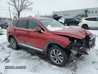 2019 Hyundai Santa Fe Preferred z VIN 5NMS3CAA7KH115061, wystawiony jako Copart lot #46473095 z przebiegiem 94 430 mil mil oraz Szkoda całkowita • Salvage title. Historia ofert i sprzedaży dostępna na DreamBid. Obrazek 4.