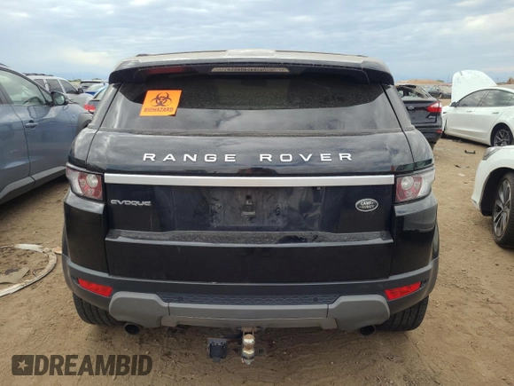 2015 Land Rover Range Rover Evoque Prestige with VIN SALVV2BG7FH965907, listed as a Copart auction lot 72554044 with Not provided miles and Salvage title. Bid and sale history available at DreamBid. Image 6.