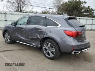 2017 Acura MDX Technology with VIN 5FRYD4H52HB017389, listed as a Copart auction lot 49911175 with 89,676 mi miles and Salvage Title. Bid and sale history available at DreamBid. Image 2.