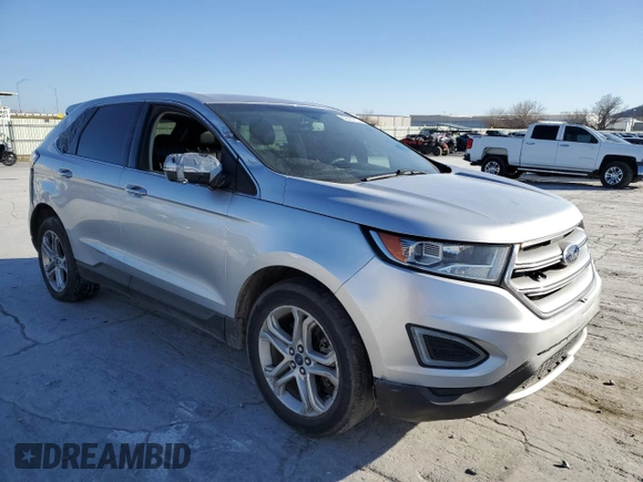 2016 Ford Edge Titanium with VIN 2FMPK4K92GBB43743, listed as a Copart auction lot 82687633 with 151,311 mi miles and Salvage Title. Bid and sale history available at carsss.com. Image 4.