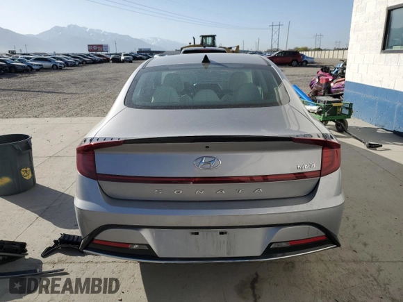 2023 Hyundai Sonata SEL with VIN KMHL34JJ4PA080051, listed as a Copart auction lot 52387895 with 35,227 mi miles and Salvage Title. Bid and sale history available at DreamBid. Image 6.