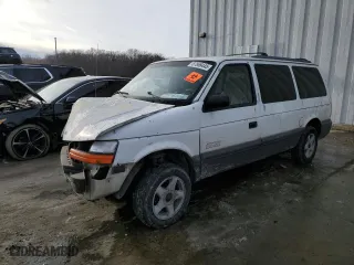 1995 Dodge Caravan Grand SE with VIN 1B4GH4431SX576058, listed as a Copart auction lot 87868445 with 195,947 mi miles and Salvage Title. Bid and sale history available at carsss.com. Image 1.