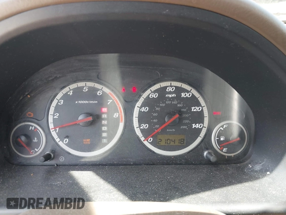 2004 Honda CR-V LX with VIN SHSRD68454U208090, listed as a IAAI auction lot 42282846 with 210,418 mi miles and . Bid and sale history available at DreamBid. Image 7.