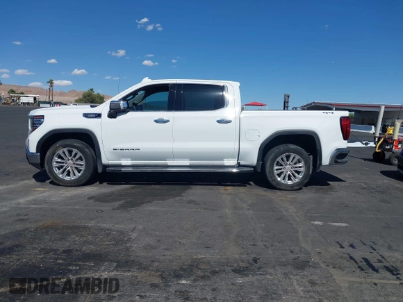 2023 GMC Sierra 1500 SLT z VIN 3GTUUDE86PG103392, wystawiony jako IAAI lot #42272800 z przebiegiem 25 545 mil mil oraz . Historia ofert i sprzedaży dostępna na DreamBid. Obrazek 14.