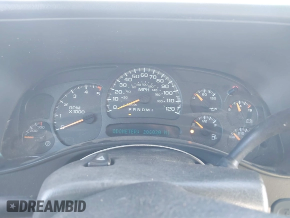 2007 Chevrolet Silverado 1500 with VIN 1GBHC29D37E134322, listed as a IAAI auction lot 41794042 with 206,020 mi miles and . Bid and sale history available at DreamBid. Image 7.