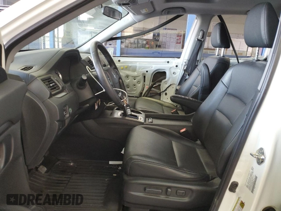 2019 Honda Ridgeline RTL with VIN 5FPYK3F52KB035040, listed as a Copart auction lot 58438815 with 35,635 mi miles and Salvage title. Bid and sale history available at DreamBid. Image 7.